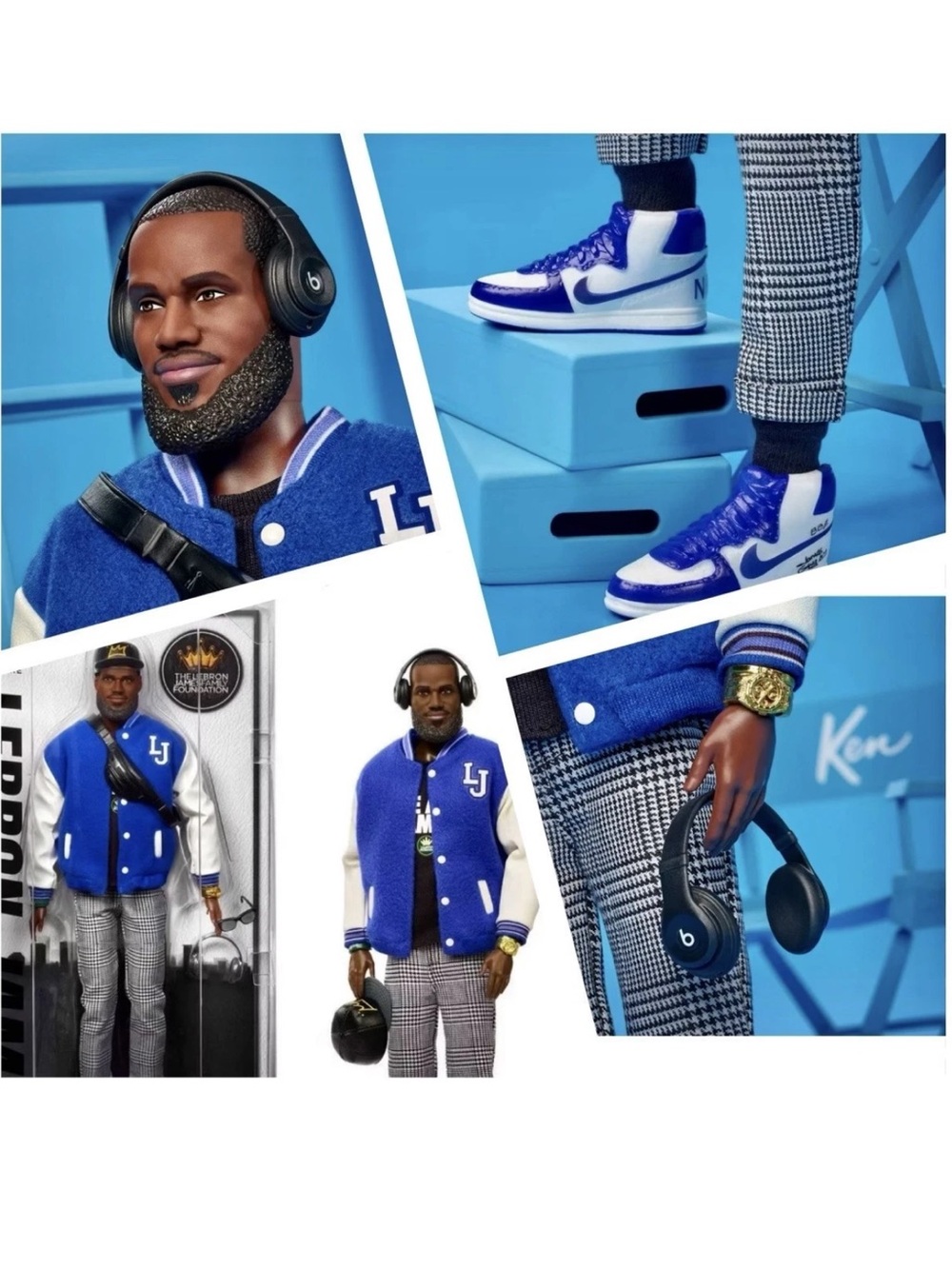 LeBron James Barbie Signature Kenbassadors Ken Doll Basketball Mattel **NEW**